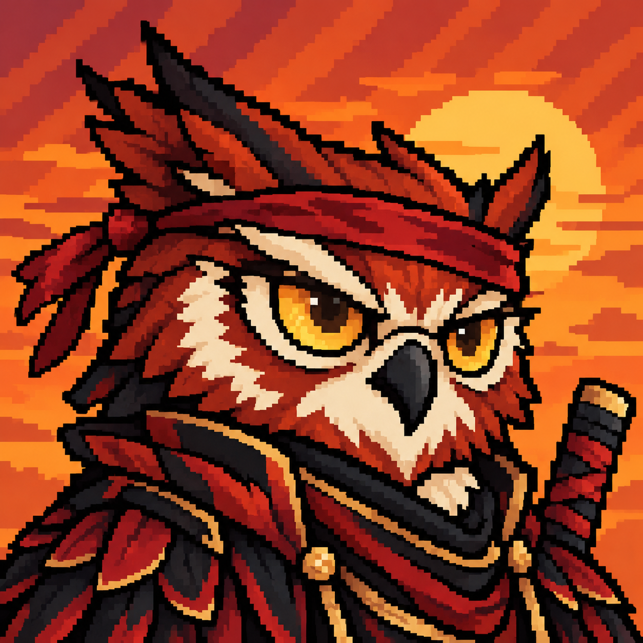 Crimson Ronin owl